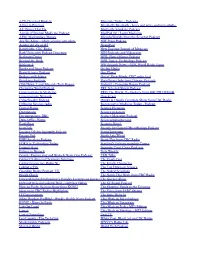 Podcast List