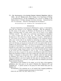 The Pterobranchia of the Scottish National Antarctic Expedition (1902 to 1904)