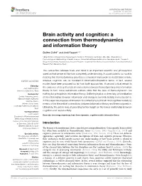 A Connection from Thermodynamics and Information Theory