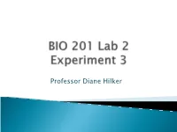 BIO 201 Unit 1 Introduction to Microbiology