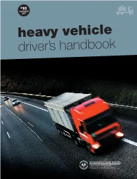 Heavy Vehicle Driver's Handbook