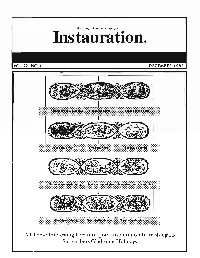 Ins Tauration