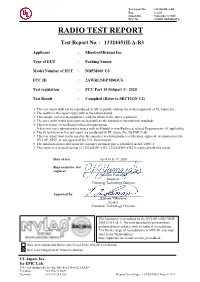 Radio Test Report