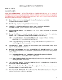 General Ledger Accounts