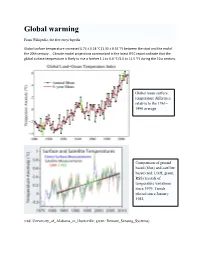 Global Warming