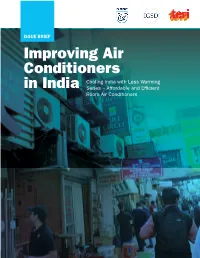 Improving Air Conditioners in India Improving