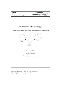 Internet Topology