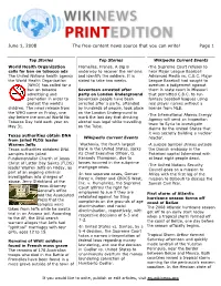 June 1, 2008 the Free-Content News Source That You Can Write! Page 1
