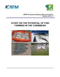 Study on the Potential of Fish Farming in the Caribbean