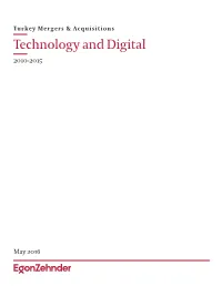 Technology and Digital 2010-2015