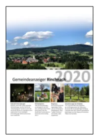 Gemeindeanzeiger 2020
