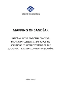 Mapping of Sandžak