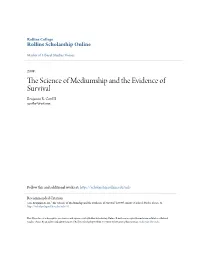 The Science of Mediumship and the Evidence of Survival