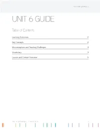 Unit 6 Guide