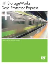 User's Guide and Technical Reference Data Protector Express