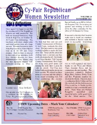 CFRW Upcoming Dates