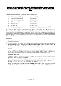 Minutes of 155Th SEAC Meeting Held on 23.04.2018