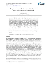 Reappropiation and Contestation of Post-Colonial Space in Rizal