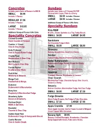 Goodberrys Menu