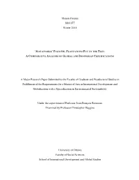 Manon Fleurus 8801077 Winter 2018 a Major Research Paper Submitted