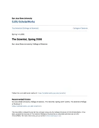 The Scientist, Spring 2008