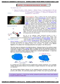 Chapter-2 the Origin and Evolution of the Earth