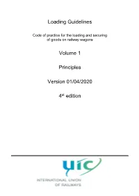 Loading Guidelines Volume 1 Principles Version 01/04/2020 4St
