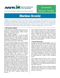 Maritime Security