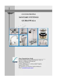 Cluster Profile Sanitary Fittings Gujranwala