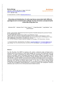 Diversity and Distribution of Cold-Seep Fauna Associated With