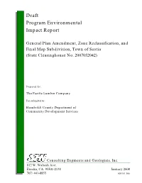 Draft Program Environmental Impact Report
