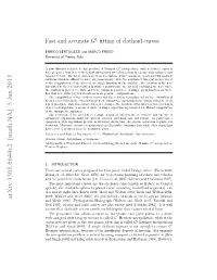 Fast and Accurate $ G^ 1$ Fitting of Clothoid Curves