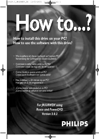 How to Install This Drive on Your PC? How to Use the Software with This Drive?