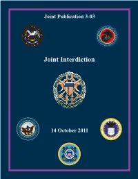 JP 3-03, Joint Interdiction