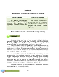 Module 3: Configuring Computer Systems And
