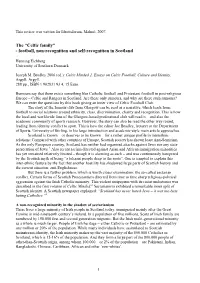 The “Celtic Family” - Football, Non-Recognition and Self-Recognition in Scotland