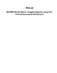 Imaging Reports Using HL7​ Clinical Document Architecture​ Page 2​