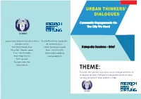 Urban Land Governance, Housing and Public Open Spaces