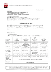 Acquisition Release (11/14/2014)