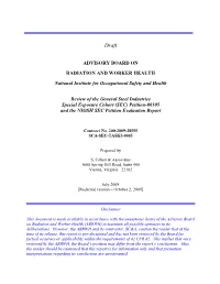Evaluation of Fernald