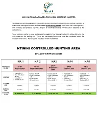 Ntinini Controlled Hunting Area