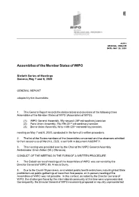 Assemblies of the Member States of WIPO