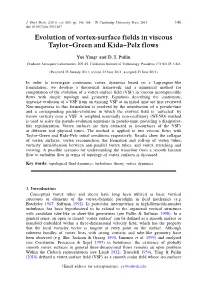 Evolution of Vortex-Surface Fields in Viscous Taylor–Green and Kida