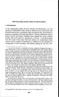 Self-Ownership and the Limits of Libertarianism