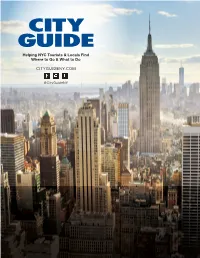CITYGUIDENY.COM Helping NYC Tourists & Locals Find Where To