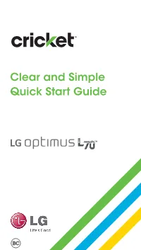 Clear and Simple Quick Start Guide