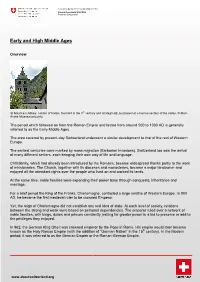 Early and High Middle Ages
