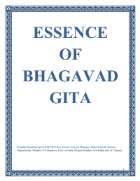 Essence of Shrimad Bhagavad Gita