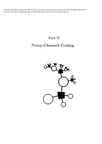 Noisy-Channel Coding Copyright Cambridge University Press 2003