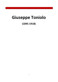 Scheda Giuseppe Toniolo
